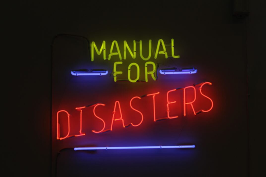 Raed Yassin, Manual for Disasters, 2017. Courtesy Kalfayan Galleries